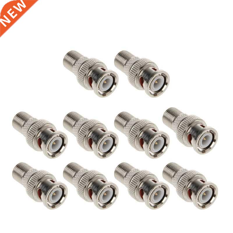 10Pcs/Set BNC Male Plug To F Female Jack Coax Connector Adap