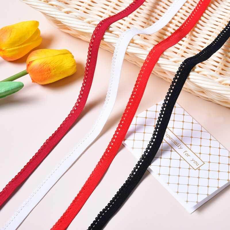 10 Yards 10mm Width Elastic Band For Underwear Bra Pants Hig