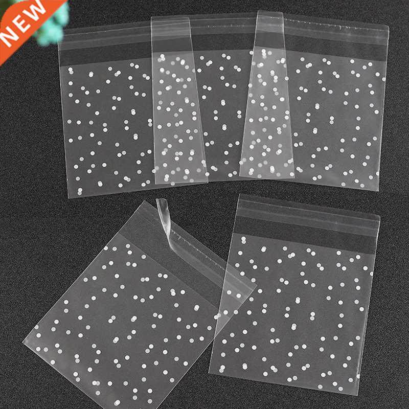 100pcs/set Gift Packing Bag Plastic Biscuits Packaging Bread