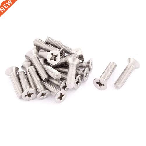 M6 x 25mm Phillips Round Head Countersunk Bolts Machine Scre