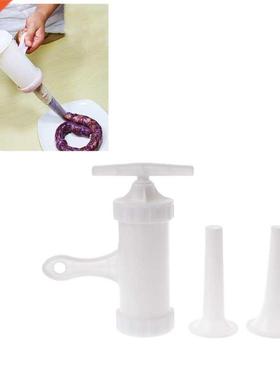 1 Set Hand Operated Sausage Maker Enema Machin Meat Stuffer