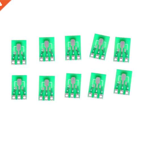 10pcs Double-Side SMD SOT223 to DIP SIP3 Adapter PCB Board D