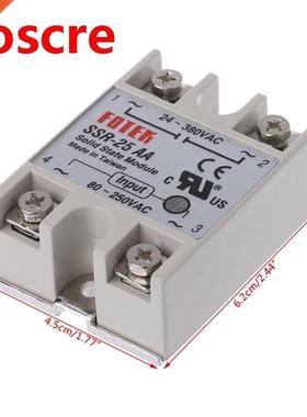 Solid State Relay Module SSR-25 AA 25A 250V 80-250V AC Input