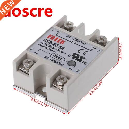 Solid State Relay Module SSR-25 AA 25A 250V 80-250V AC Input