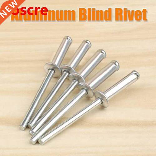 3.2/4/4.8mm Aluminium Open Round Head End Blind Rivets Dome