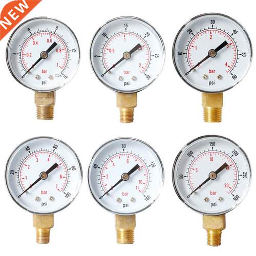 Pressure Gauge 52mm 1/4