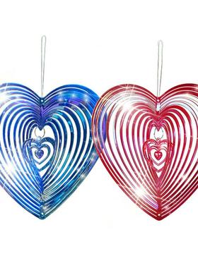 Heart Wind Spinner Beating Wind Catcher High-quality ABS For