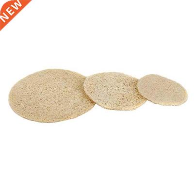 6 Pcs/Set Coasters for Drinks Round Absorbent Loofah Coaster