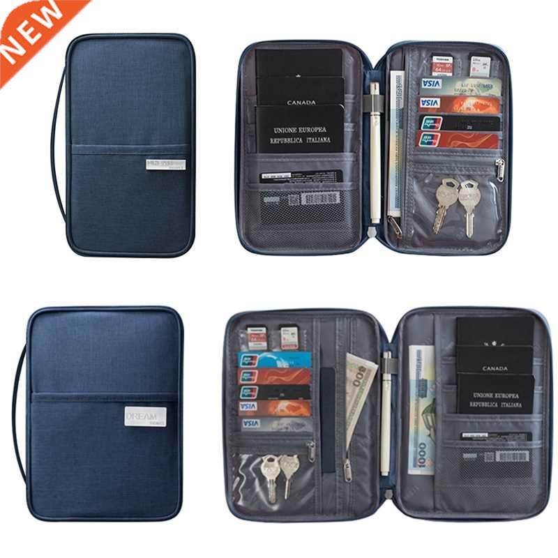 Waterproof Passport Holder Travel Wallet Big Credit Card Wal