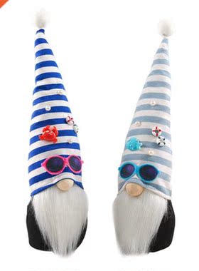 2Pcs Ocean Festival Gnome Scandinavian Tomte Nisse Swedish E