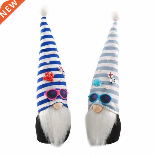 2Pcs Ocean Festival Gnome Scandinavian Tomte Nisse Swedish E