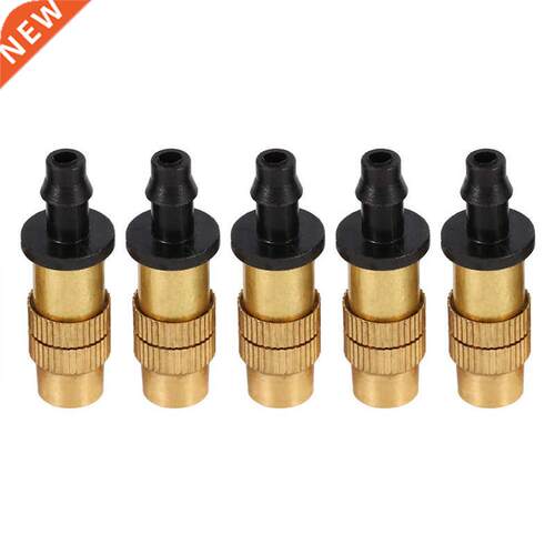 5pcs Adjustable Brass Misting Spray Nozzle Atomizing Sprinkl
