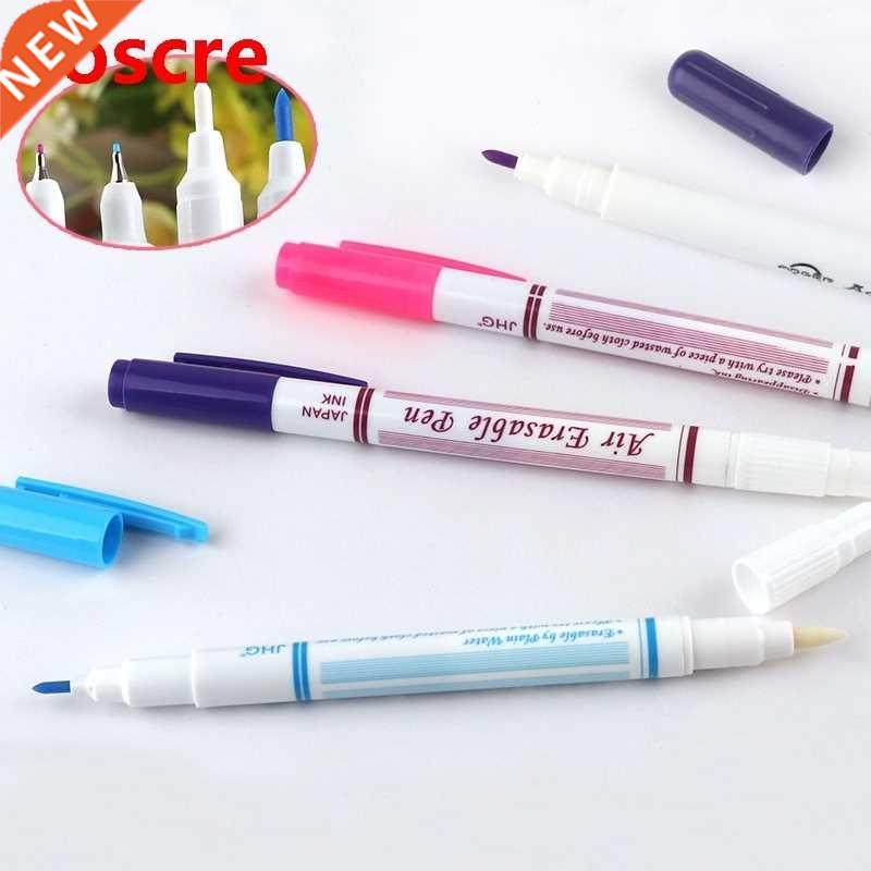 3pcs double-head Stitch air erasable pen water wipe pen sew