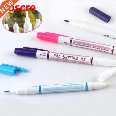 3pcs double-head Stitch air erasable pen water wipe pen sew