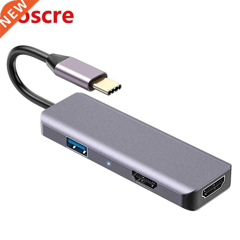 HYD-9921T USB C Hub USB C Adapter with 2 4K HDM1 USB 3.0 for