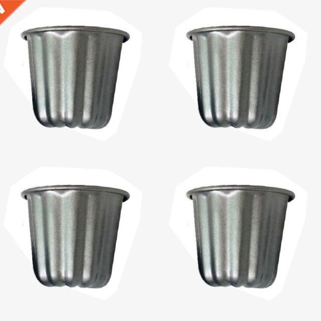 Canele Mold, Cannele Muffin Cup, 4Pcs Non-Stick Cannele Moul