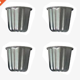 Canele Mold, Cannele Muffin Cup, 4Pcs Non-Stick Cannele Moul