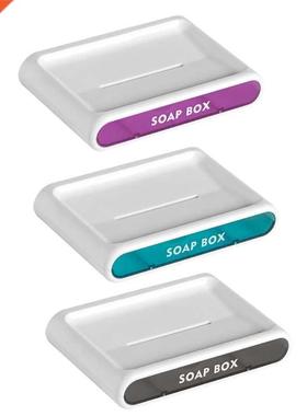 Double-layer Drawer Soap Dsh Wall-mounted Dran Soap Rack f