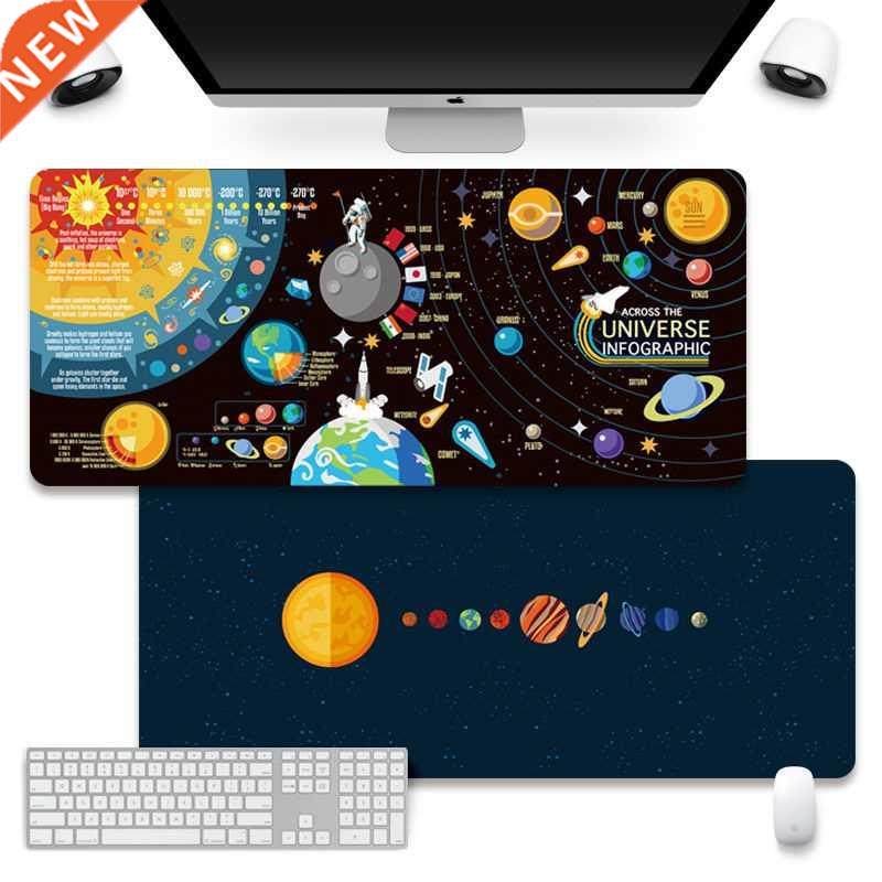 Big Large Mouse Keyboard Pads Universe Starry Sky Family Lap