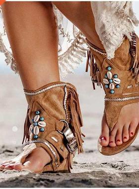 Women's Retro Sandals Gladiator Ladies Clip Toe Vintage