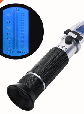 Beer Wort and Wine Refractometer, Dual Scale - Specific Grav