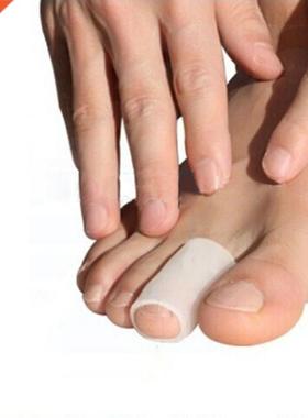 1Pair White Tube Shaped Bunion Protector Pain Relief Silicon