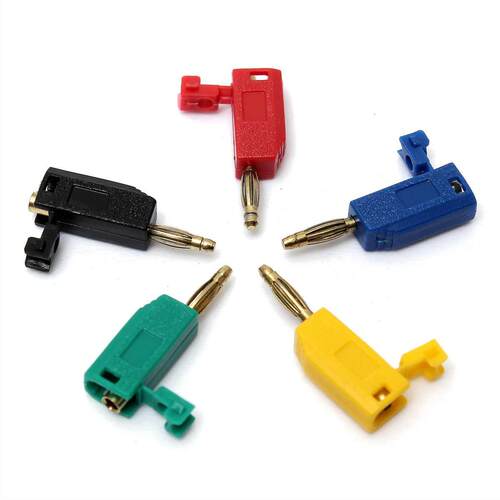 5Pcs 5 Colors 2mm Banana Plug Connector Jack For Speaker Amp