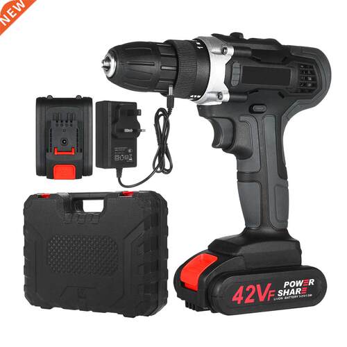 21V Cordless Electric Drill 2 Speed All Copper Cordless Powe