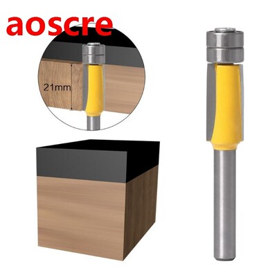 6mm Shank Double Bearing Trimming Cutter Edge Straight Route