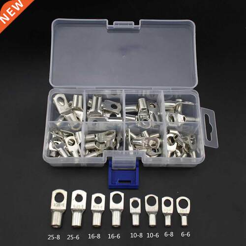 Bolt Hole Tinned Copper Cable lugs Battery Terminals set Wir