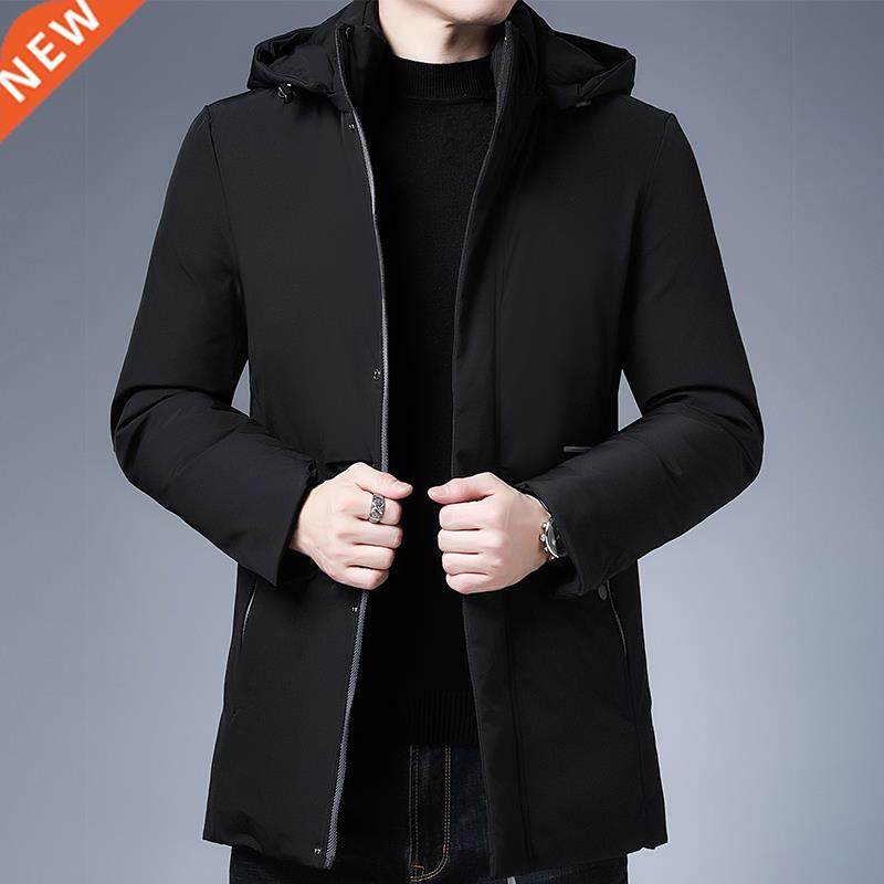 Mens Parkas Winter Warm Jacket Coats Men Fashion Casual Mens图片