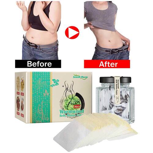 0pcs/box Wormwood Slimming Navel Sticker Weight Lose Produc
