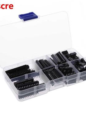 66 Pcs/set DIP IC Sockets Adaptor Solder Type Socket Kit 6 8