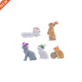 Miniature Figurine Fairy Garden Decor 1pc Rabbit Ornament Ho