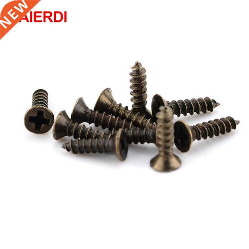 500PCS NAERD Screws M2*6mm 8mm 10mm Bronze Flat Round Head