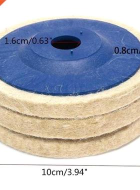100mm wool polishing wheel buffing pads angle grinder wheel