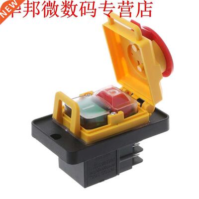 KJD12 250V 4Pin Waterproof Magnetic Start Stop No Volt Relea