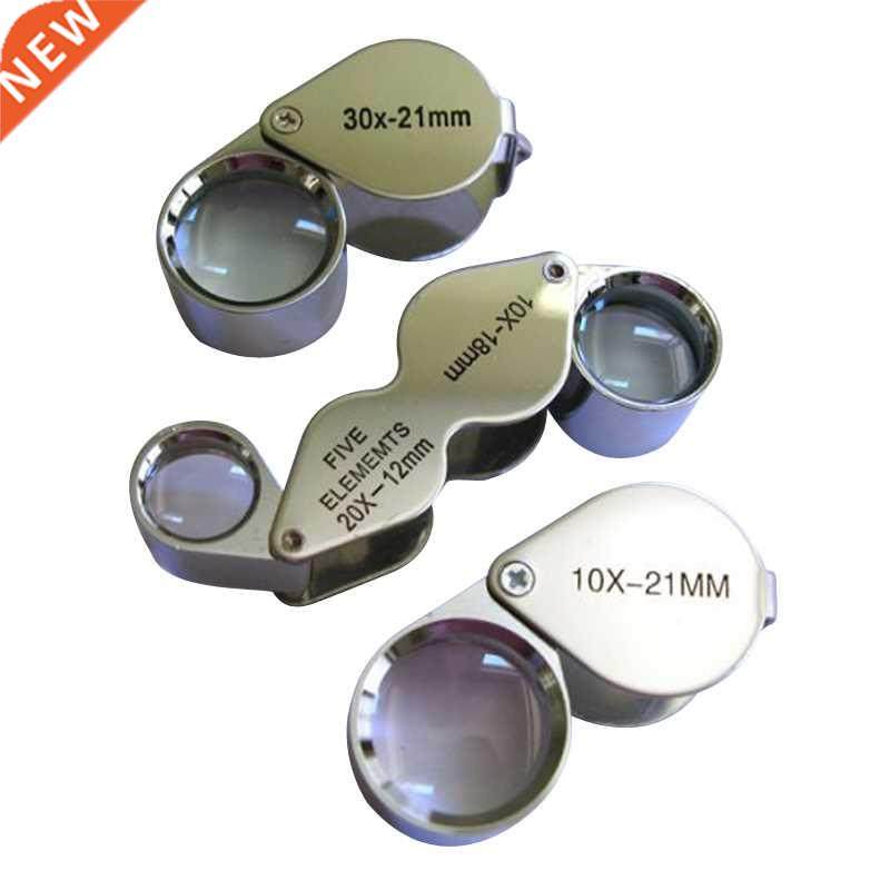 3 pcs Jeweler Eye magnifier 10x + 30x + Dual Enlargement Mag