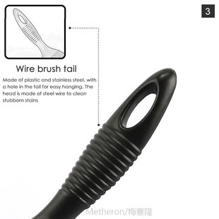 1 PC BBQ Grill Brush Barbecue Wire Stainless Steel Cleaner B