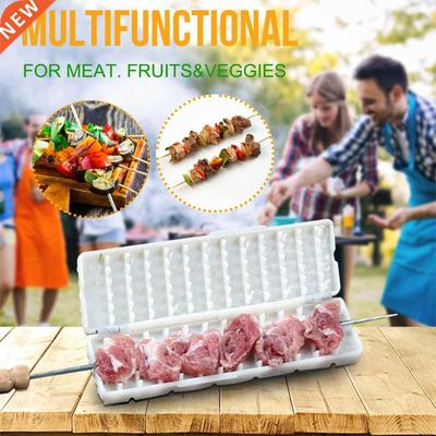 Bbecue Stringer Skewers Kebab Maker Box Machine Beef Meat