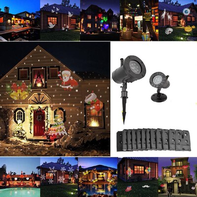 Christmas Snowflakes Projector Animation Effect IP44 Indoor/