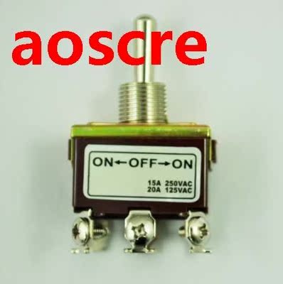 DPDT On/Off/On 3 Position 6 Screw Terminals Toggle Switch AC