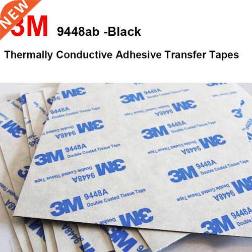 100pcs 3M9448A 14x14x0.15mm Double Coated Tissue Tape Therma
