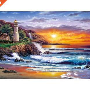 Landscape Lighthouse Kit Painting Pain Diamond