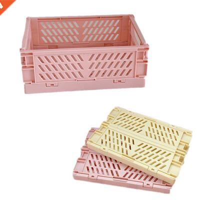 15x9.8cm Foldable Storage Plastic Crate Basket Sundry Toys S