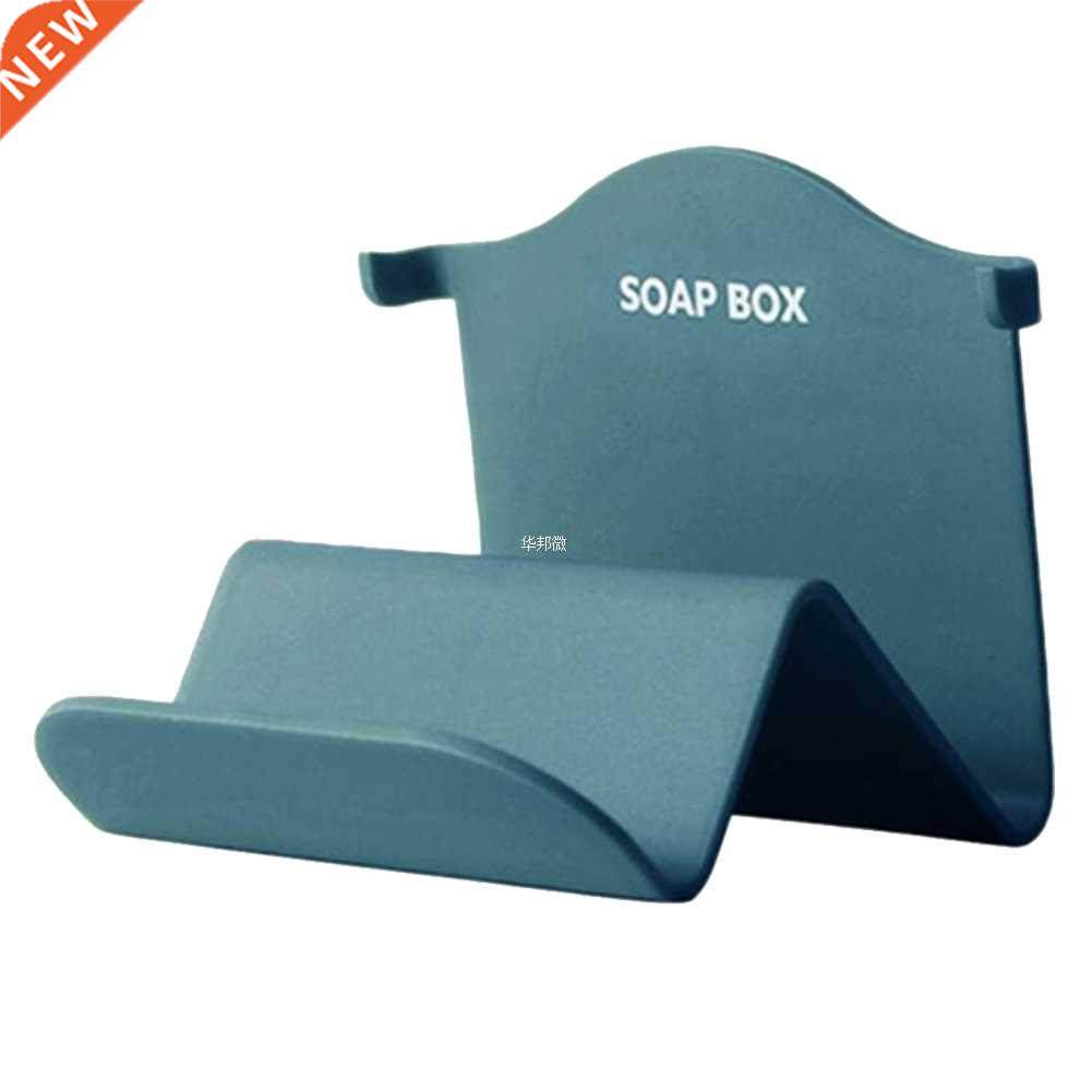 PP Punch Free Hanging Shelf Easy Install Bathroom Supplies W