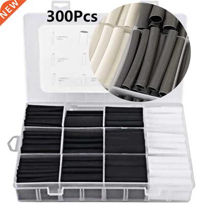00Pcs/Box Shrinkage :1 Black White Heat Shrink Tube Kit Sh