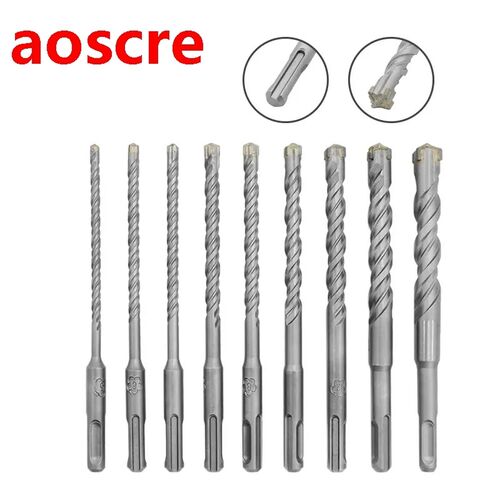 9Pcs Carbide Tipped Cross Head 5-16mm Electric Hammer SDS Sh