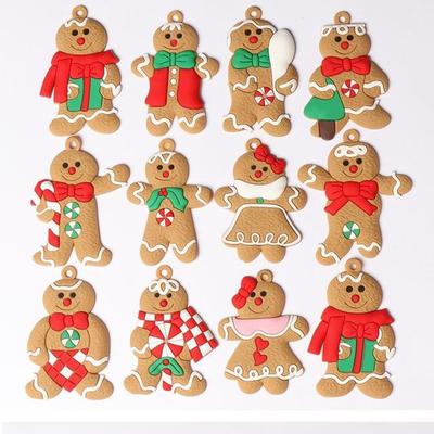 Big Sale 6pcs Gingerbread Man Christmas Tree Ornaments Xmas