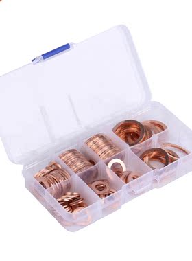 120Pcs 8 Sizes Solid Copper Washers Sump Plug Assortment Har
